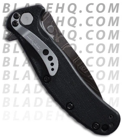 Kershaw Zing Liner Lock Knife Black (3" Damascus) 1735DAM 2 Kershaw Zing Liner Lock Knife Black (3" Damascus) 1735DAM - Image 2