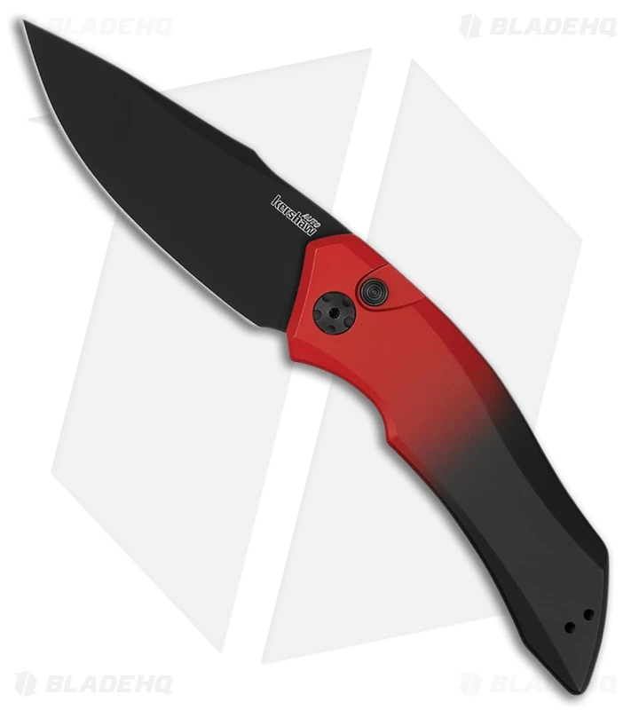 Kershaw Launch 1 Automatic MagnaCut Knife Red/Black Aluminum (3.4" Black) 1 Kershaw Launch 1 Automatic MagnaCut Knife Red/Black Aluminum (3.4" Black)