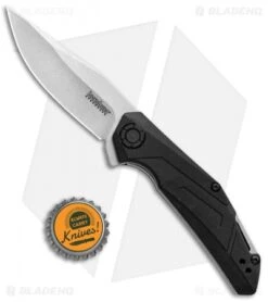 Kershaw Camshaft Assisted Opening Knife Black FRN (3" Stonewash) 1370 -Sharp Edge Knife Shop Kersahw Camshaft Assisted Opening Black FRN SW 1370 BHQ 106040 jr bottlecap
