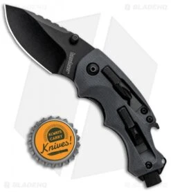 Kershaw Shuffle DIY Liner Lock Knife/Multi-Tool (2.4" Black) 8720 -Sharp Edge Knife Shop Kersahw Shuffle DIY LL Multi Tool Black 8720 BHQ 52222 jr bottlecap