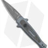 Kershaw Launch 12 Mini Stiletto Automatic Knife Gray/CF (2.5" Black Stonewash)