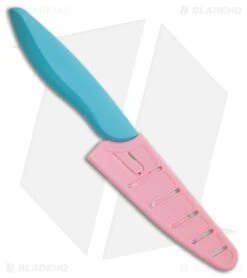 Kershaw 3-Piece Dessert Warrior® Edition Kitchen Knife Set Blue + Pink Donut -Sharp Edge Knife Shop Kershaw 3.5 Paring Kitchen Knife Dessert Warrior Edition 1784DWX BHQ 198590 kr sheath large