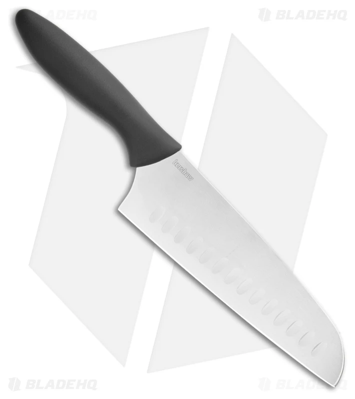 Kershaw 6.5" Santoku Kitchen Knife Black Polymer 2 Kershaw 6.5" Santoku Kitchen Knife Black Polymer - Image 2