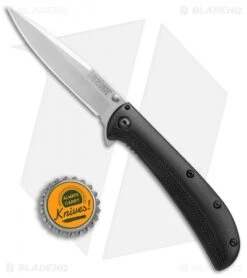 Kershaw Al Mar AM-3 Assisted Opening Knife Black G-10 (3" Satin) -Sharp Edge Knife Shop Kershaw AM 3 black G10 satin BHQ 68823 er size