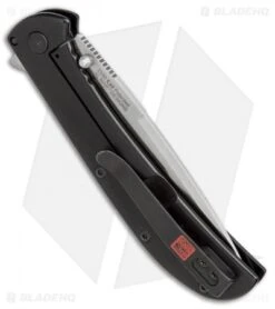 Kershaw Al Mar AM-4 Assisted Opening Knife Black G-10 (3.5" Satin) 2330 -Sharp Edge Knife Shop Kershaw AM 4 black G 10 satin BHQ 68817 er side