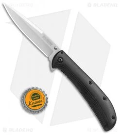 Kershaw Al Mar AM-4 Assisted Opening Knife Black G-10 (3.5" Satin) 2330 -Sharp Edge Knife Shop Kershaw AM 4 black G 10 satin BHQ 68817 jr bottlecap