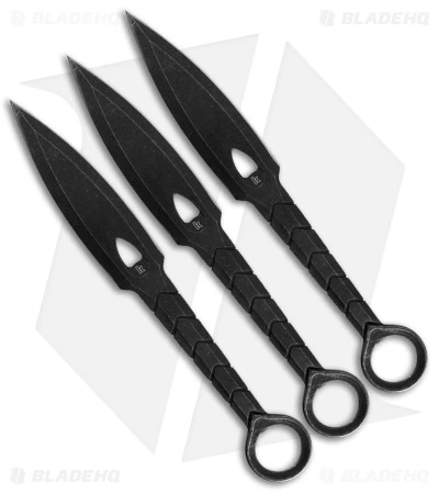 Kershaw Aethon 3-Piece Throwing Knife Set (Blackwash) KS1748X 1 Kershaw Aethon 3-Piece Throwing Knife Set (Blackwash) KS1748X