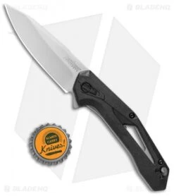 Kershaw Airlock Assisted Opening Knife Black FRN (3" Bead Blast) 1385 7 Kershaw Airlock Assisted Opening Knife Black FRN (3" Bead Blast) 1385 -Sharp Edge Knife Shop Kershaw Airlock Assisted Opening Black FRN BB 1385 BHQ 106043 jr bottlecap