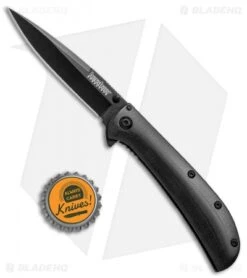 Kershaw Al Mar AM-3 Assisted Opening Knife Black G-10 (3" Black) 2335BLK -Sharp Edge Knife Shop Kershaw Al Mar AM 3 Black G 10 Black 2335BLK BHQ 71074 jr bottlecap
