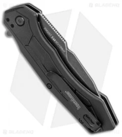 Kershaw Analyst Tanto Assisted Opening Knife Black FRN (3.25" BlackWash Serr) 6 Kershaw Analyst Tanto Assisted Opening Knife Black FRN (3.25" BlackWash Serr) -Sharp Edge Knife Shop Kershaw Analyst Tanto Assisted Opening Black FRN BlackWash Serr 2062ST BHQ 120528 jr side