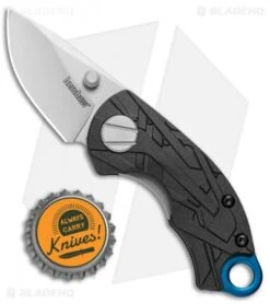 Kershaw Anso Aftereffect Liner Lock Knife Black FRN (1.70" Bead Blast) 1180 -Sharp Edge Knife Shop Kershaw Anso Aftereffect LL Black FRN BB 1180 BHQ 106038 jr bottlecap