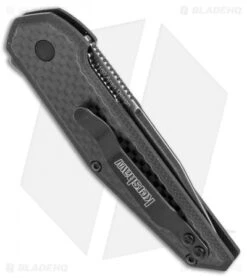 Kershaw Anso Fraxion Liner Lock Knife Carbon Fiber/G-10 (2.75" BlackWash) 1160 6 Kershaw Anso Fraxion Liner Lock Knife Carbon Fiber/G-10 (2.75" BlackWash) 1160 -Sharp Edge Knife Shop Kershaw Anso Fraxion carbon fiber G10 blackwash 1160 BHQ 52157 er side