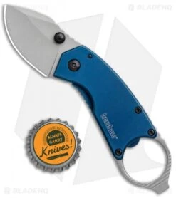 Kershaw Antic Frame Lock Knife Blue (1.75" Bead Blast) 8710 -Sharp Edge Knife Shop Kershaw Antic FL Blue BB 8710 BHQ 94064 jr bottlecap