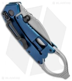 Kershaw Antic Frame Lock Knife Blue (1.75" Bead Blast) 8710 -Sharp Edge Knife Shop Kershaw Antic FL Blue BB 8710 BHQ 94064 jr side