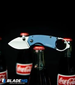 Kershaw Antic Frame Lock Knife Blue (1.75" Bead Blast) 8710 -Sharp Edge Knife Shop Kershaw Antic Frame Lock Knife Blue Bead Blast 8710 BHQ 94064 kp coke bottles web