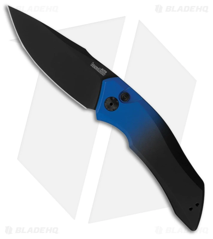 Kershaw Launch 1 Automatic MagnaCut Knife Black/Blue Aluminum (3.4" Black) 1 Kershaw Launch 1 Automatic MagnaCut Knife Black/Blue Aluminum (3.4" Black)