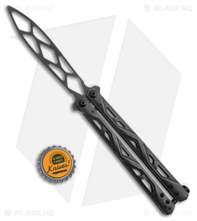 Kershaw Balanza Butterfly Trainer Knife Black SW (4.25" Black SW) 4950TR 4 Kershaw Balanza Butterfly Trainer Knife Black SW (4.25" Black SW) 4950TR - Image 4