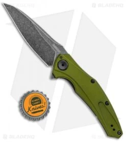 Kershaw Bareknuckle Sub-Frame Lock Knife OD Green (3.5" BlackWash) 7777OLBW 8 Kershaw Bareknuckle Sub-Frame Lock Knife OD Green (3.5" BlackWash) 7777OLBW -Sharp Edge Knife Shop Kershaw Bareknuckle Sub FL OD Green BlackWash 7777OLBW BHQ 99040 jr bottlecap