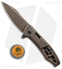 Kershaw Boilermaker Assisted Opening Frame Lock Knife Brown (3.3" Brown) 3475 -Sharp Edge Knife Shop Kershaw Boilermaker Assisted Opening FL Brown Brown 3475 BHQ 94084 jr bottlecap
