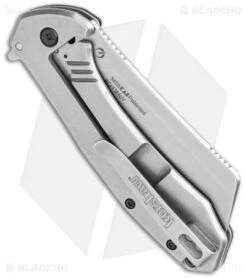 Kershaw Bracket Cleaver Assisted Frame Lock Knife Black G-10 (3.4" SW) 3455 -Sharp Edge Knife Shop Kershaw Bracket Cleaver Assisted FL Black G 10 SW 3455 BHQ 120536 jr side