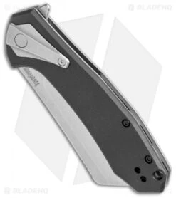 Sharp Edge Knife Shop -Sharp Edge Knife Shop Kershaw Bracket Cleaver Assisted FL Black G 10 SW 3455 BHQ 120536 jr spine