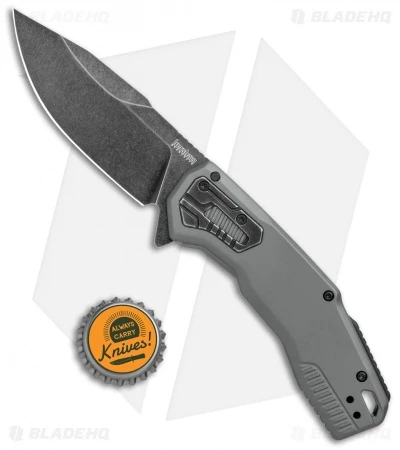 Kershaw Cannonball Assisted Opening Knife Gray PVD Steel (3.5" BlackWash) 4 Kershaw Cannonball Assisted Opening Knife Gray PVD Steel (3.5" BlackWash) - Image 4
