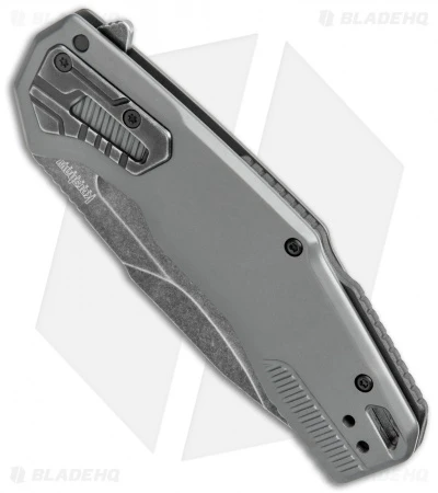 Kershaw Cannonball Assisted Opening Knife Gray PVD Steel (3.5" BlackWash) 2 Kershaw Cannonball Assisted Opening Knife Gray PVD Steel (3.5" BlackWash) - Image 2
