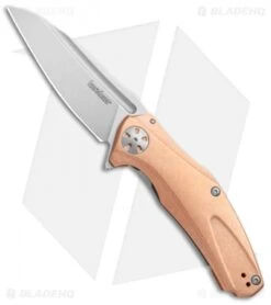 Kershaw Copper Natrix Sub-Frame Lock Knife (3.25" Stonewash) 7007CU