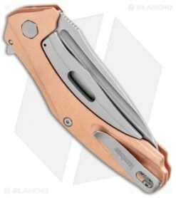 Kershaw Copper Natrix Sub-Frame Lock Knife (3.25" Stonewash) 7007CU -Sharp Edge Knife Shop Kershaw Copper Natrix Sub FL SW 7007CU BHQ 105984 jr side
