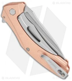 Kershaw Copper Natrix XL Sub-Frame Lock Knife (3.75" Stonewash) 7008CU -Sharp Edge Knife Shop Kershaw Copper Natrix XL Sub FL SW 7008CU BHQ 105985 jr side