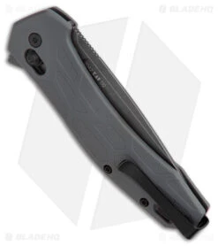 Kershaw Covalent Bar Lock Knife Gray FRN (3.5" Black Stonewash D2) 2042 -Sharp Edge Knife Shop Kershaw Covalent Knife Gray BW BHQ 178506 jr side