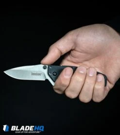 Kershaw Cryo Assisted Opening Flipper Knife Black G-10 (2.75" Stonewash) 1555G10 -Sharp Edge Knife Shop Kershaw Cryo Assisted Opening Flipper Knife Black G 10 D2 Exclusive BHQ 91319 kp in hand web 11