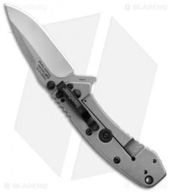 Kershaw Cryo Assisted Opening Flipper Knife Black G-10 (2.75" D2) Exclusive -Sharp Edge Knife Shop Kershaw Cryo Assisted Opening Flipper Knife Black G 10 D2 Exclusive BHQ 91319 kp open back 2