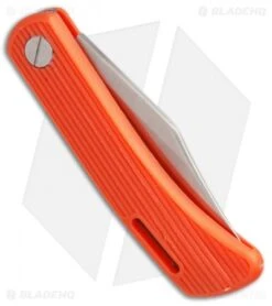 Kershaw D.W.O. Classic 3000 Lockback Knife Orange (2.38" Satin) -Sharp Edge Knife Shop Kershaw DWO classic 3000 orange satin BHQ 11772 er side