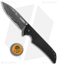 Kershaw Damascus Skyline Liner Lock Knife (3.125") 1760DAM 7 Kershaw Damascus Skyline Liner Lock Knife (3.125") 1760DAM -Sharp Edge Knife Shop Kershaw Damascus Skyline LL 1760DAM BHQ 3378 jr bottlecap