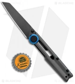 Kershaw Decibel Frame Lock Knife Gray Stainless Steel (3" Gray Ti) 2045 -Sharp Edge Knife Shop Kershaw Decibel FL Gray SS Gray Ti 2045 BHQ 94085 jr bottlecap