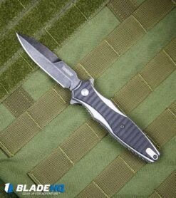 Kershaw Decimus A/O Frame Lock Knife Black GFN (3.25" Blackwash) 1559 -Sharp Edge Knife Shop Kershaw Decimus A O Frame Lock Knife Black GFN Blackwash 1559 BHQ80575 kp tac vest web