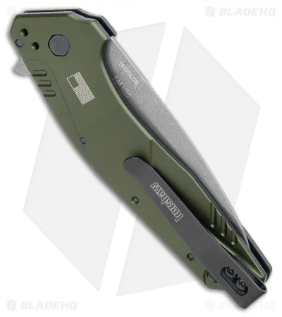 Kershaw Dividend Assisted Opening Knife Olive (3" Composite) 1812OLCB 3 Kershaw Dividend Assisted Opening Knife Olive (3" Composite) 1812OLCB - Image 3