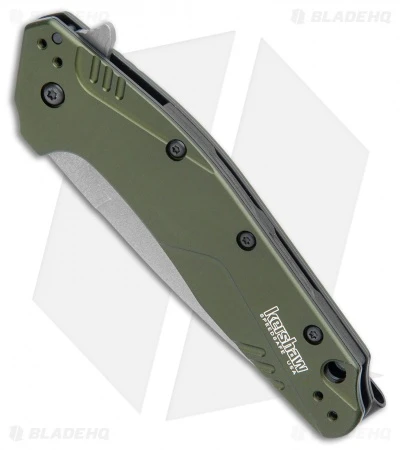 Kershaw Dividend Assisted Opening Knife Olive (3" Composite) 1812OLCB 2 Kershaw Dividend Assisted Opening Knife Olive (3" Composite) 1812OLCB - Image 2