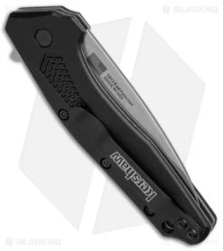 Kershaw Dividend Assisted Opening Knife Black GFN (3" Stonewash) 1812 -Sharp Edge Knife Shop Kershaw Dividend Black GFN SW 1812 BHQ 52170 jr side