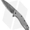 Kershaw Dividend Assisted Opening Knife Gray Aluminum (3" Damascus) 1812GRYDAM