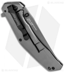 Kershaw Duojet A/O Frame Lock Knife Gray SS/Carbon Fiber (3.25" Gray) 8300 6 Kershaw Duojet A/O Frame Lock Knife Gray SS/Carbon Fiber (3.25" Gray) 8300 -Sharp Edge Knife Shop Kershaw Duojet AO FL Gray SS CF Gray 8300 BHQ 80590 jr side