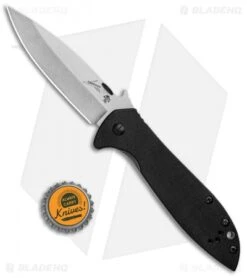 Kershaw Emerson CQC-4KXL D2 Frame Lock Knife (3.9" Stonewash) 6055D2 -Sharp Edge Knife Shop Kershaw Emerson CQC 4KXL D2 FL SW 6055D2 BHQ 101841 jr bottlecap