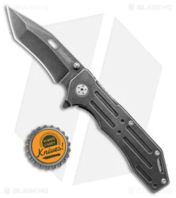 Kershaw Lifter Assisted Opening Flipper Knife (3.5" BlackWash) 1302BW 7 Kershaw Lifter Assisted Opening Flipper Knife (3.5" BlackWash) 1302BW -Sharp Edge Knife Shop Kershaw Filter FL BlackWash BHQ 176771 jr bottlecap