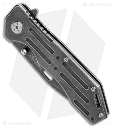 Kershaw Lifter Assisted Opening Flipper Knife (3.5" BlackWash) 1302BW 2 Kershaw Lifter Assisted Opening Flipper Knife (3.5" BlackWash) 1302BW - Image 2