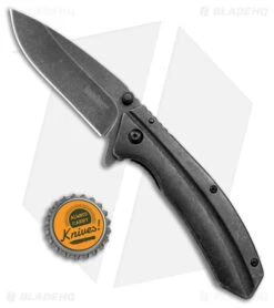 Kershaw Filter Frame Lock Knife Black (3.25" BlackWash) -Sharp Edge Knife Shop Kershaw Filter FL SS BlackWash BHQ 27380 jr bottlecap