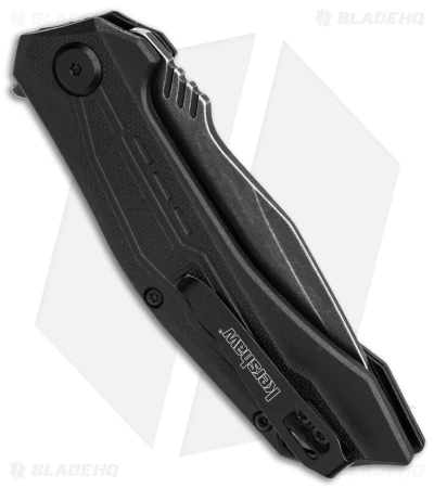 Kershaw Flatbed Spring Assisted Knife Black GFN (3.1" Black SW) 1376 3 Kershaw Flatbed Spring Assisted Knife Black GFN (3.1" Black SW) 1376 - Image 3