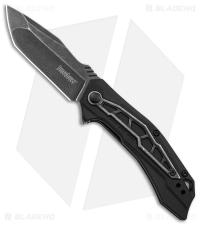 Kershaw Flatbed Spring Assisted Knife Black GFN (3.1" Black SW) 1376 1 Kershaw Flatbed Spring Assisted Knife Black GFN (3.1" Black SW) 1376