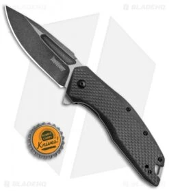 Kershaw Flourish Assisted Opening Knife Carbon Fiber/G-10 (3.5" BlackWash) 3935 7 Kershaw Flourish Assisted Opening Knife Carbon Fiber/G-10 (3.5" BlackWash) 3935 -Sharp Edge Knife Shop Kershaw Flourish CF G 10 Black Wash 3935 BHQ 52176 jr bottlecap 2
