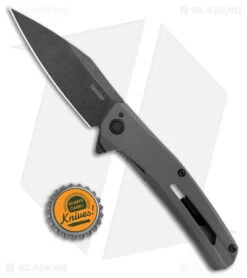 Kershaw Flyby Spring Assisted Frame Lock Knife Gray Steel (3" Black SW D2) 1404 7 Kershaw Flyby Spring Assisted Frame Lock Knife Gray Steel (3" Black SW D2) 1404 -Sharp Edge Knife Shop Kershaw Flyby Knife Gray BW BHQ 178494 jr bottlecap
